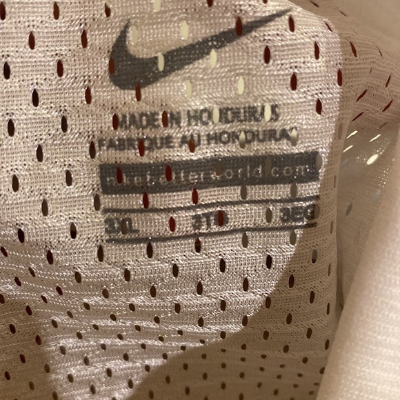 Nike Football Vented White Jersey - Picture 5 of 6